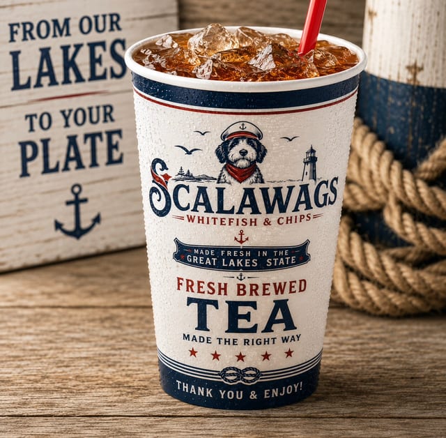Brewed Unsweetened Tea.