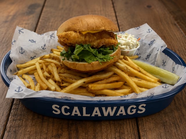 Cod Sandwich Basket.
