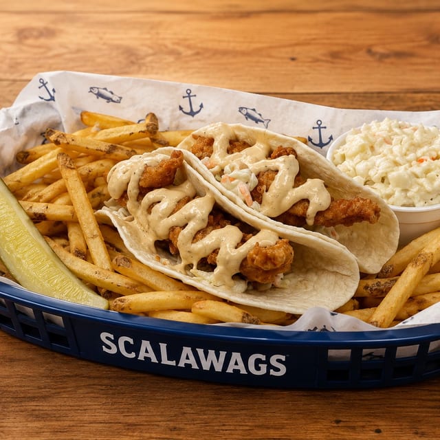 Chicken Taco Basket.