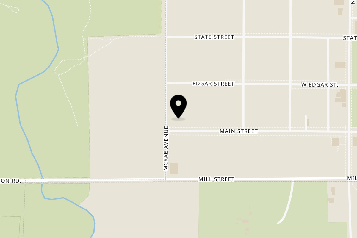 Map showing the location of Scalawags Whitefish & Chips Scalawags Whitefish & Chips - Food Truck - MI-FT-001 - Pellston on 6001 Main St in Pellston